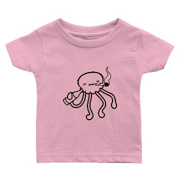 Discover Jellyfish stoned drunk Baby T-shirts