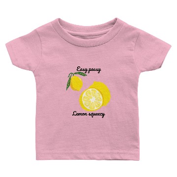 Discover Easy Peasy Lemon Squeezy Baby T-shirts