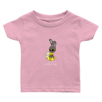 Discover Easter Bunny Happy Easter Easter Egg Baby T-shirts