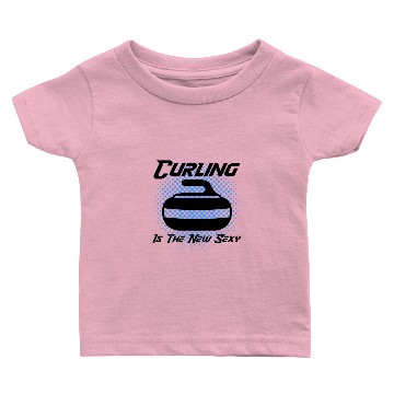 Discover curling is the new sexy Baby T-shirts