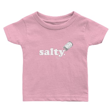 Discover Salty Ironic Sarcastic Cool Funny Gamer Chef Gamer Baby T-shirts