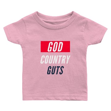 Discover god country guts Baby T-shirts