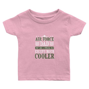 Discover Air Force Dad Pilot Jet Airplane Aircraft Baby T-shirts