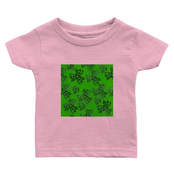 Discover HellCat Pattern Green Baby T-shirts
