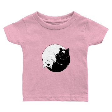 Discover Cat Ying yang Baby T-shirts