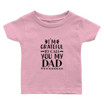 Discover Grateful Dad Baby T-shirts