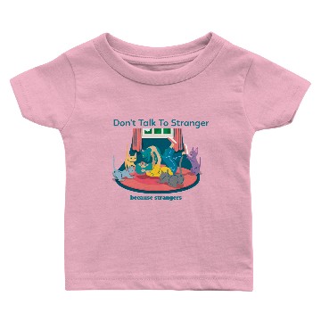 Discover don't talk to strangers Baby T-shirts