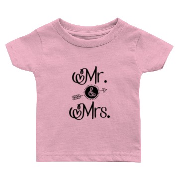 Discover Mr and Mrs Baby T-shirts