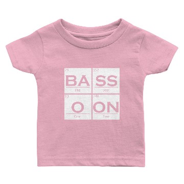 Discover Bassoonist Chemistry Elements Music Orchestra Baby T-shirts