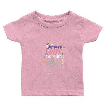 Discover Jesus Loves Everybunny - Funny Easter Baby T-shirts