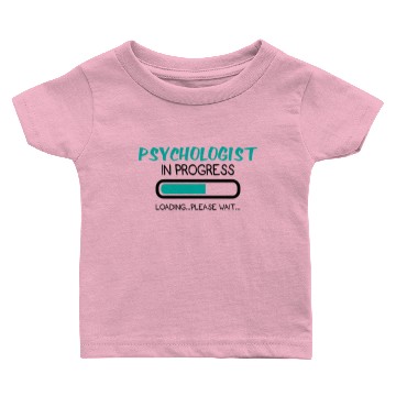 Discover Psychologist in progress Phd student gift Baby T-shirts