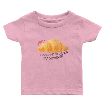 Discover Croissant Bread Baby T-shirts 2
