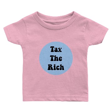Discover tax the rich circle design Baby T-shirts