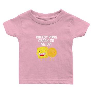 Discover Cheese Cheesy Puns Cracker Me Up Cracker Baby T-shirts