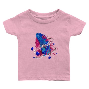 Discover Blue Komodo Dragon Baby T-shirts