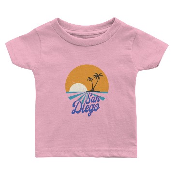 Discover San Diego Sunrise Vintage Baby T-shirts