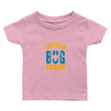 Discover Captain Bug Catcher or Entomologist Baby T-shirts