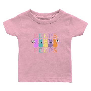 Discover Beeps 'n Peeps Funny Easter Gift Baby T-shirts