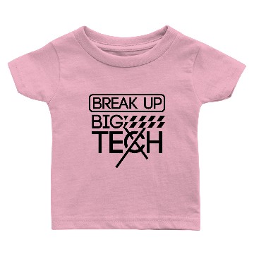 Discover Big Tech Break Up Antitrust Technology Monopoly Baby T-shirts