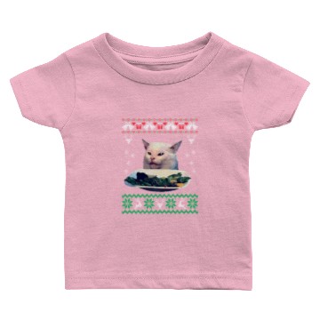 Discover Cat Meme Woman Yelling Classic Baby T-shirts