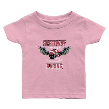 Discover Speedway Motorcycle Racing Baby T-shirts