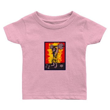 Discover Weight Lifting Caveman Baby T-shirts