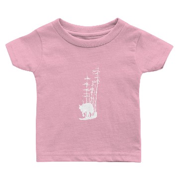 Discover Wolf Lonely Wild Baby T-shirts