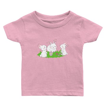 Discover Bunnies Cute Easter Egg Baby T-shirts