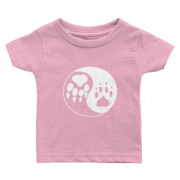 Discover Ying Yang Paw Baby T-shirts
