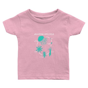 Discover Jellyfish Life Cycle Baby T-shirts