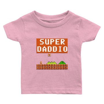 Discover Super Daddio Baby T-shirts Fathers Day