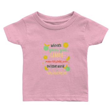 Discover Making Orange Juice Baby T-shirts