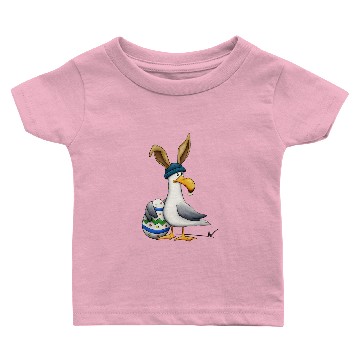 Discover Funny Easterbunny disguised Seagull Easter-Egg Baby T-shirts