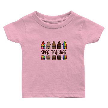 Discover Sped Teacher Life Pencil Baby T-shirts