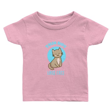 Discover This Boy Loves Cats! - cute grey cat smiling Baby T-shirts