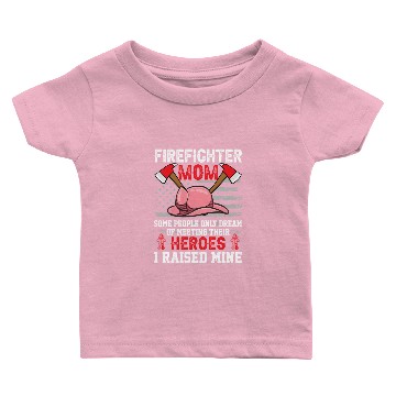 Discover FIREFIGHTER Mom Fireman Rescue Gift Baby T-shirts