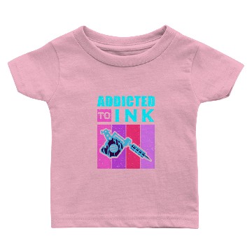 Discover Tattoo Design | Addicted To Ink | Tattooed Gift Baby T-shirts