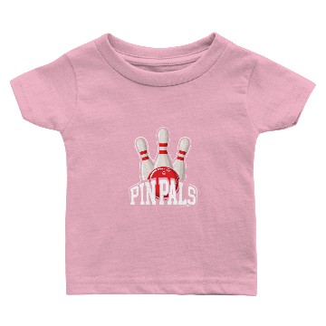 Discover Pin Pals Bowling Lover Funny Bowling Baby T-shirts