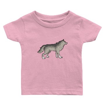 Discover Wild Alpha Lone Wolf Baby T-shirts