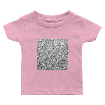 Discover Silver Sparkle Face Mask Baby T-shirts