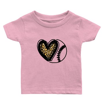 Discover baseball leopard mothers day baseball mom Baby T-shirts