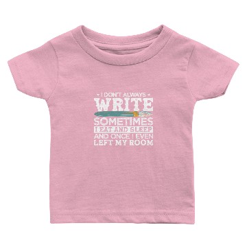 Discover Novelist Author Writer Baby T-shirts