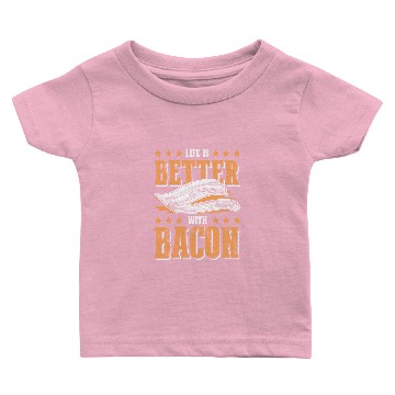 Discover bacon grill meat Baby T-shirts