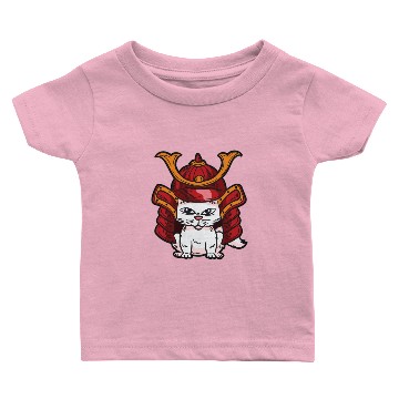 Discover Samurai Cat Baby T-shirts