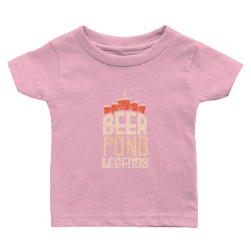 Discover Legends Bottle Sober Ping Pong Ball Drunkard Beer Baby T-shirts