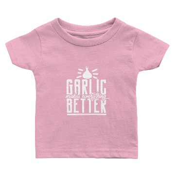 Discover Garlic Garlic Cloves Cook Cooking Baby T-shirts