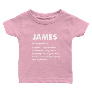 Discover James Name Gift Gift Baby T-shirts