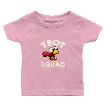 Discover Turkey Trot Squad Thanksgiving Marathon Baby T-shirts