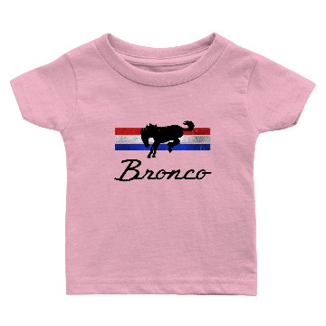 Discover Ford Bronco Logo Stripes Gift Baby T-shirts