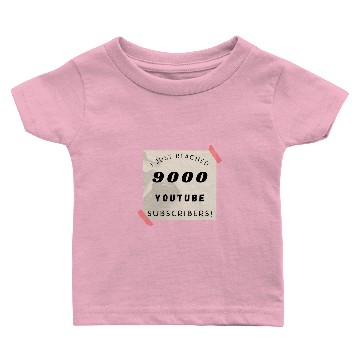 Discover I just reached 9000 youtube subscribers. For youtu Baby T-shirts